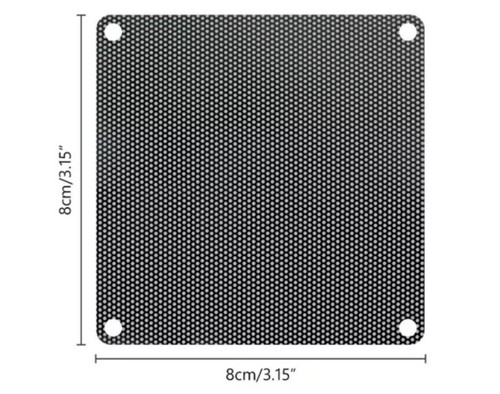 8cm 80mm mesh pvc - 8cm,