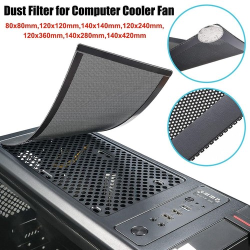 Black fan dust mesh - fan,