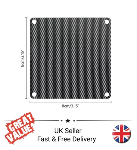 8cm 80mm mesh - 8cm, cooling