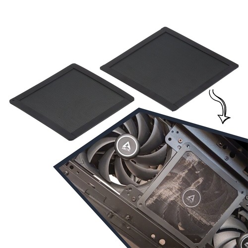 2pcs chassis dust filter - 2pcs,